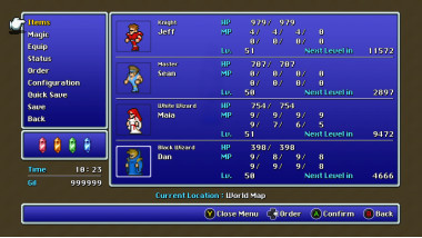 SNES Final Fantasy VI Font for Pixel Remaster Games
