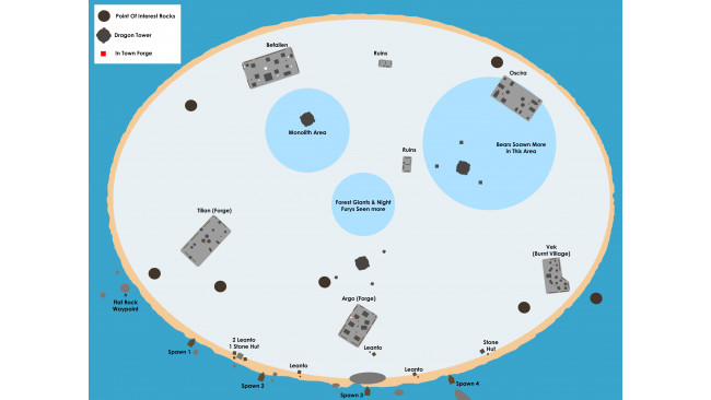 Savage Lands Map