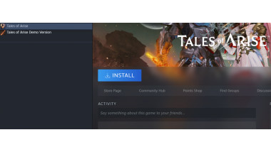 How to install demo for Tales of Arise Owner