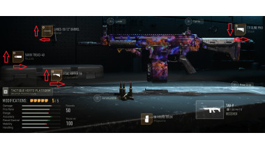 Low recoil, fast ads speed TAQ-V loadout