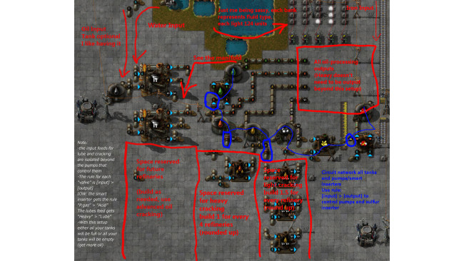 Your first circuit network - Oil Processing for dummies