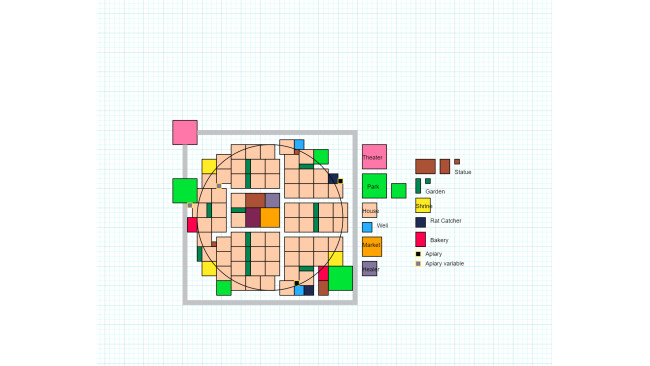 Optimal residential area layout