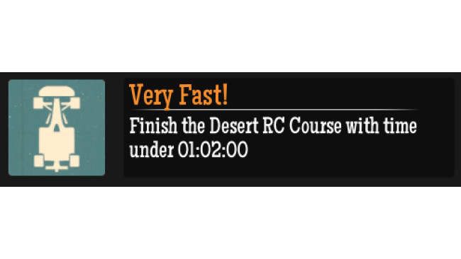 How to get the "Very Fast!" achievement