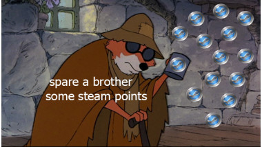 Spare a brother some steam points ?