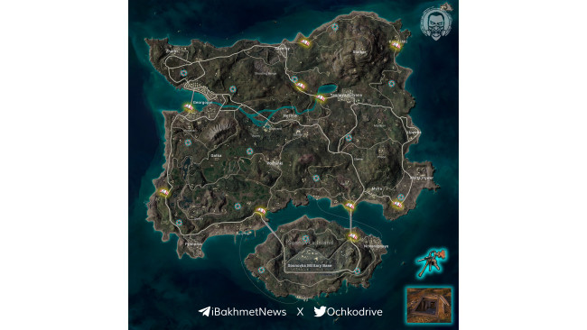 Erangel secret room locations | Erangel Map