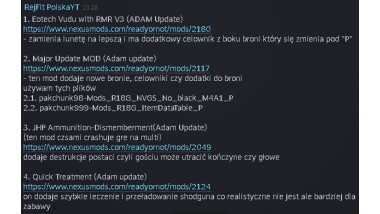 Lista polecanych modw (Adam Update)